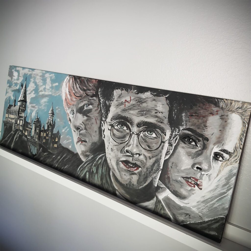 Harry Potter aiheinen maalaus