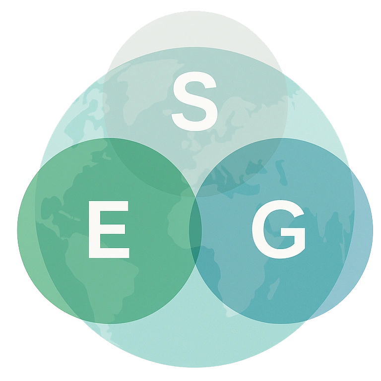 vastuullisuuden (ESG) viestinä -symboli